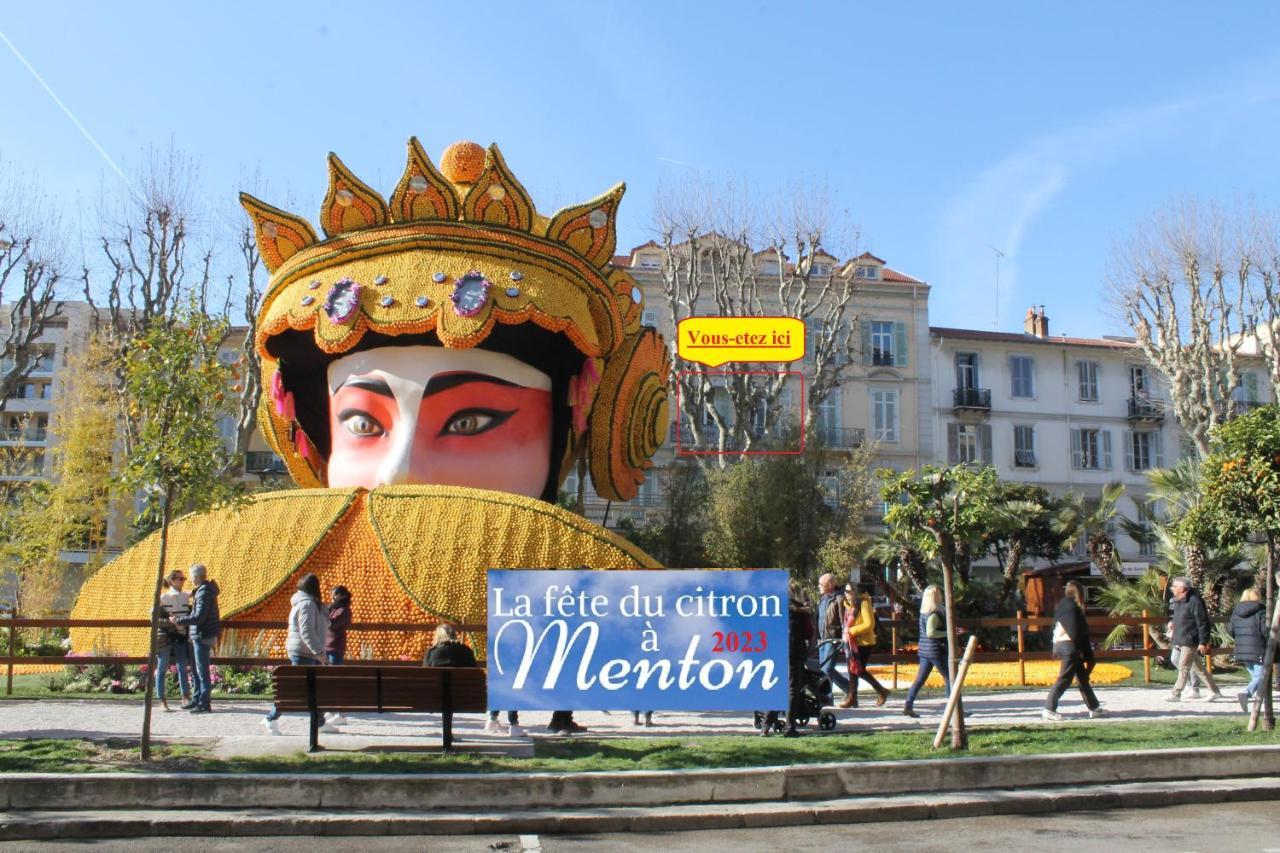 Penelope Belle Vue Daire Menton Dış mekan fotoğraf